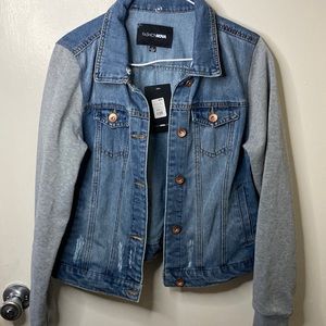 His Name Was Tustin Denim jacket- medium wash